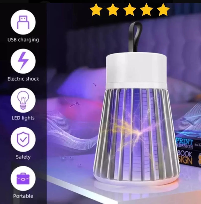 Luminária Led Mosquiteiro Lâmpada Elétrica Mata-Mosquitos Com Luz UV Armadilha Para Insetos Repelente Mata Mosquitos Dengue