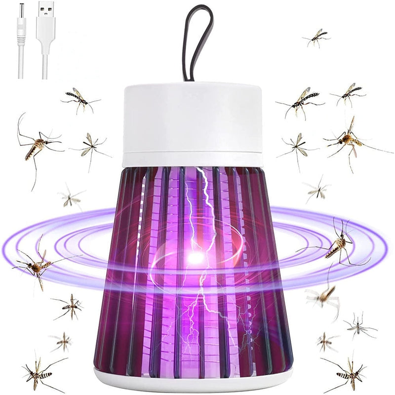 Luminária Led Mosquiteiro Lâmpada Elétrica Mata-Mosquitos Com Luz UV Armadilha Para Insetos Repelente Mata Mosquitos Dengue