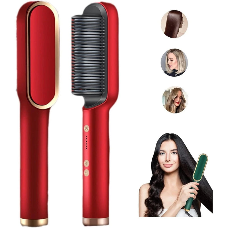 Escova Hair Liss 5 em 1 - Alisa, Hidrata, Modela, Alinha e Anti-Frizz